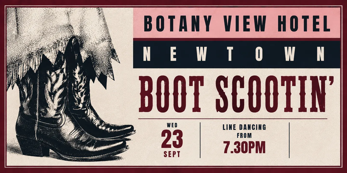 Botany View Hotel Boot Scootin'