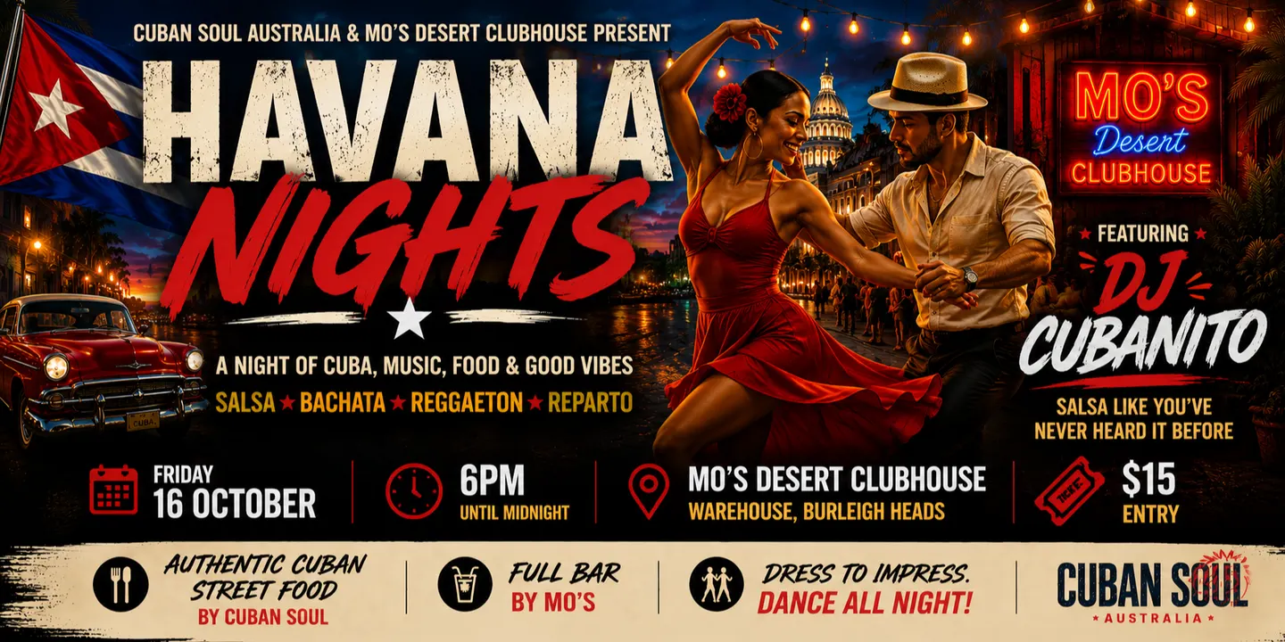 Havana Nights comes to Gold Coast!