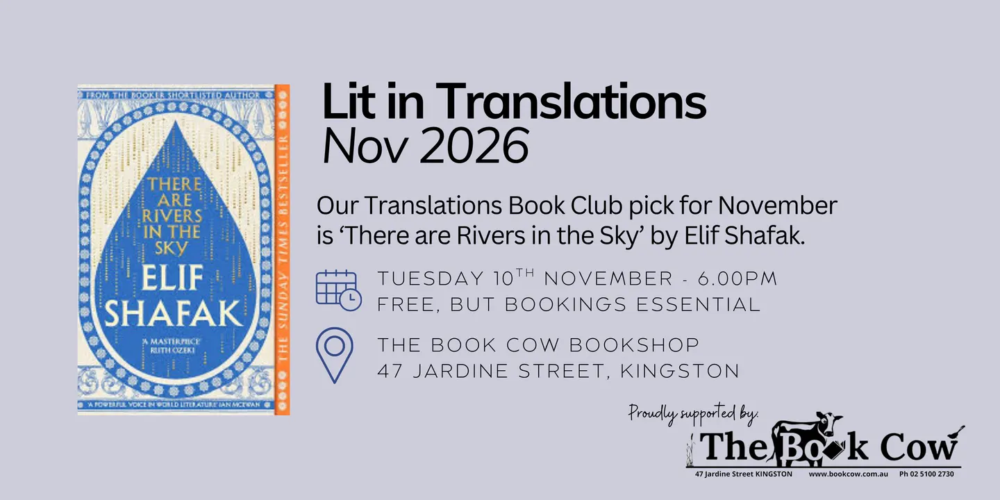 November Translations Book Club - There are Rivers in the Sky by Elif Shafak