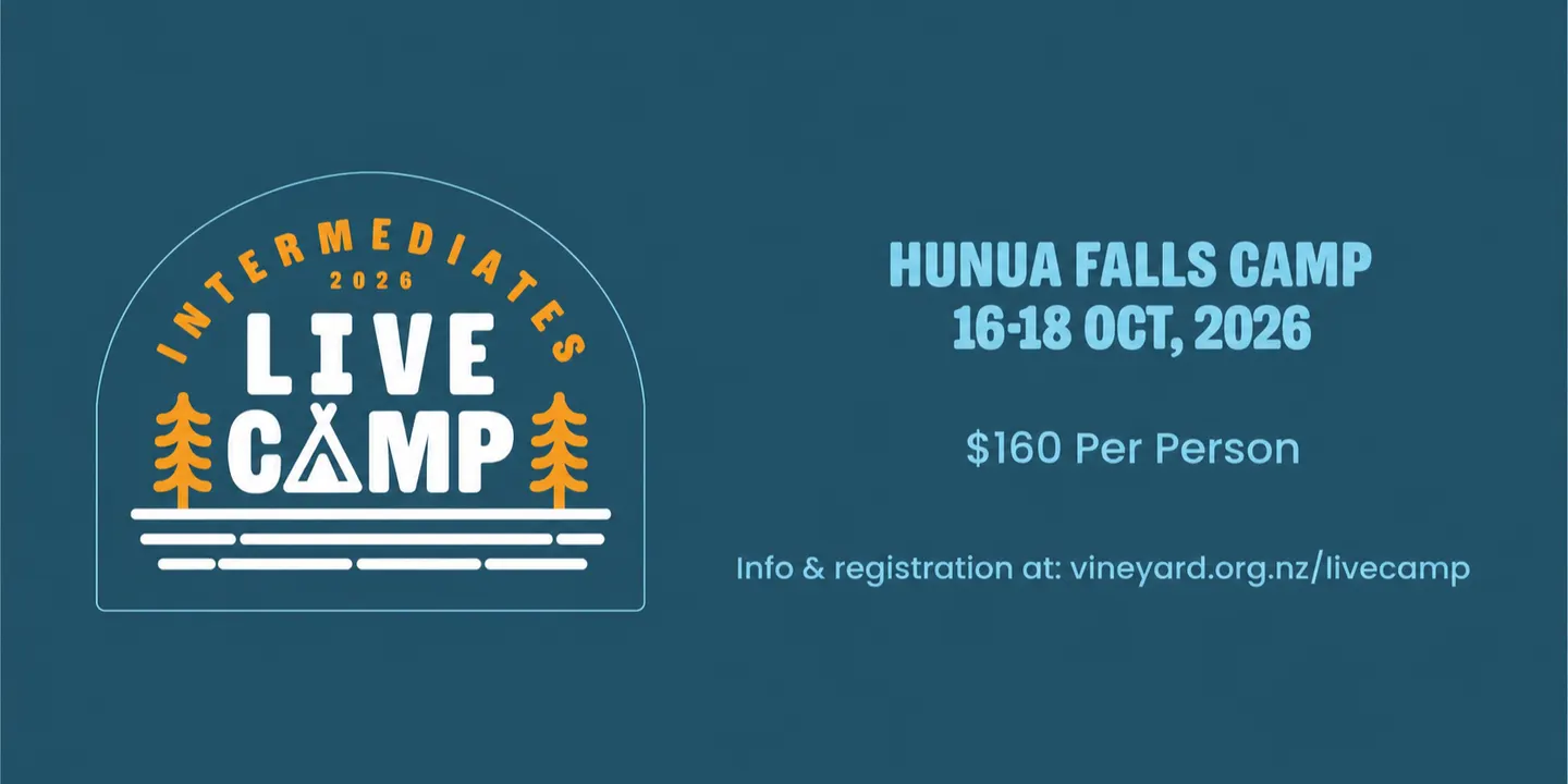 LIVE Intermediates Camp 2026 - Auckland