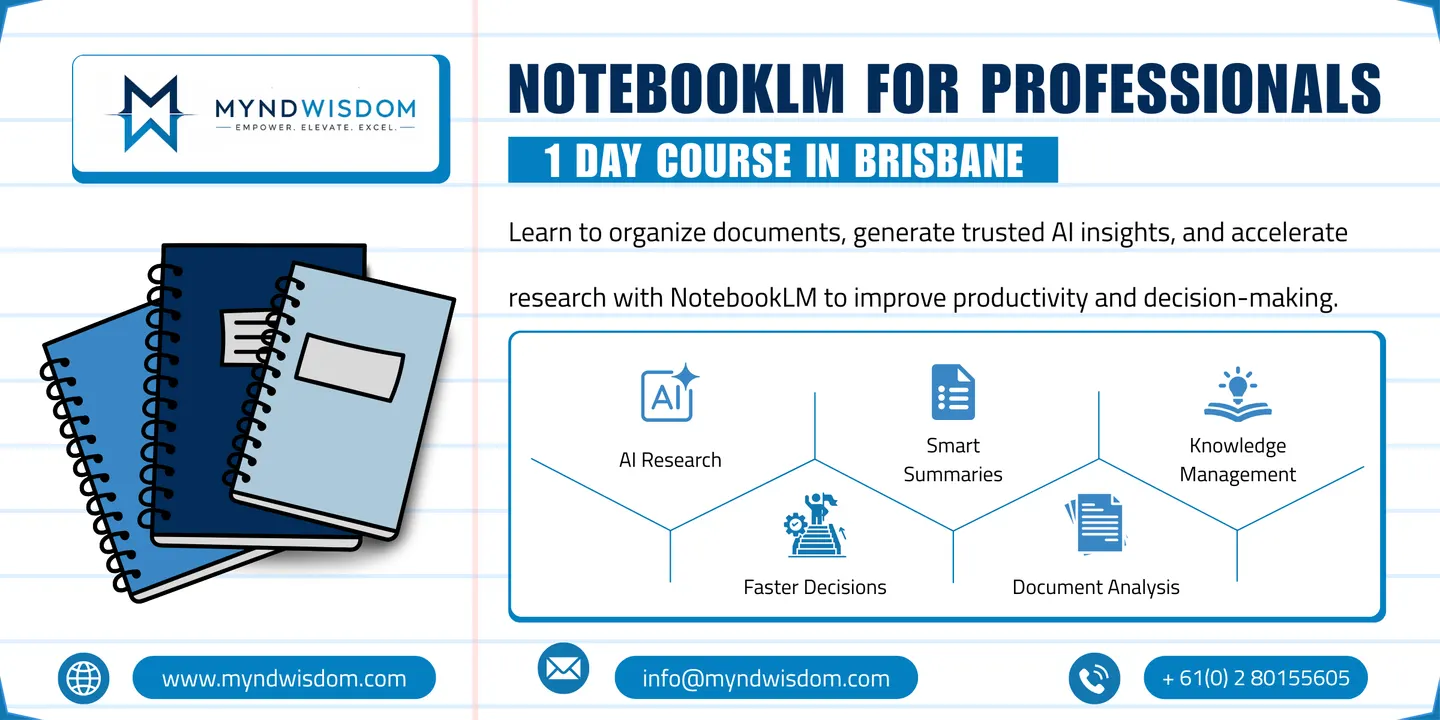 NotebookLM for Professionals: 1 Day Session in Brisbane