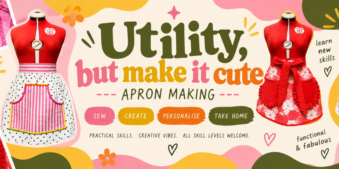 Utility, but make it cute - Apron Making