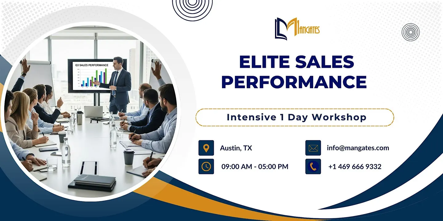 Elite Sales Performance – Intensive 1 Day Workshop in Austin, TX