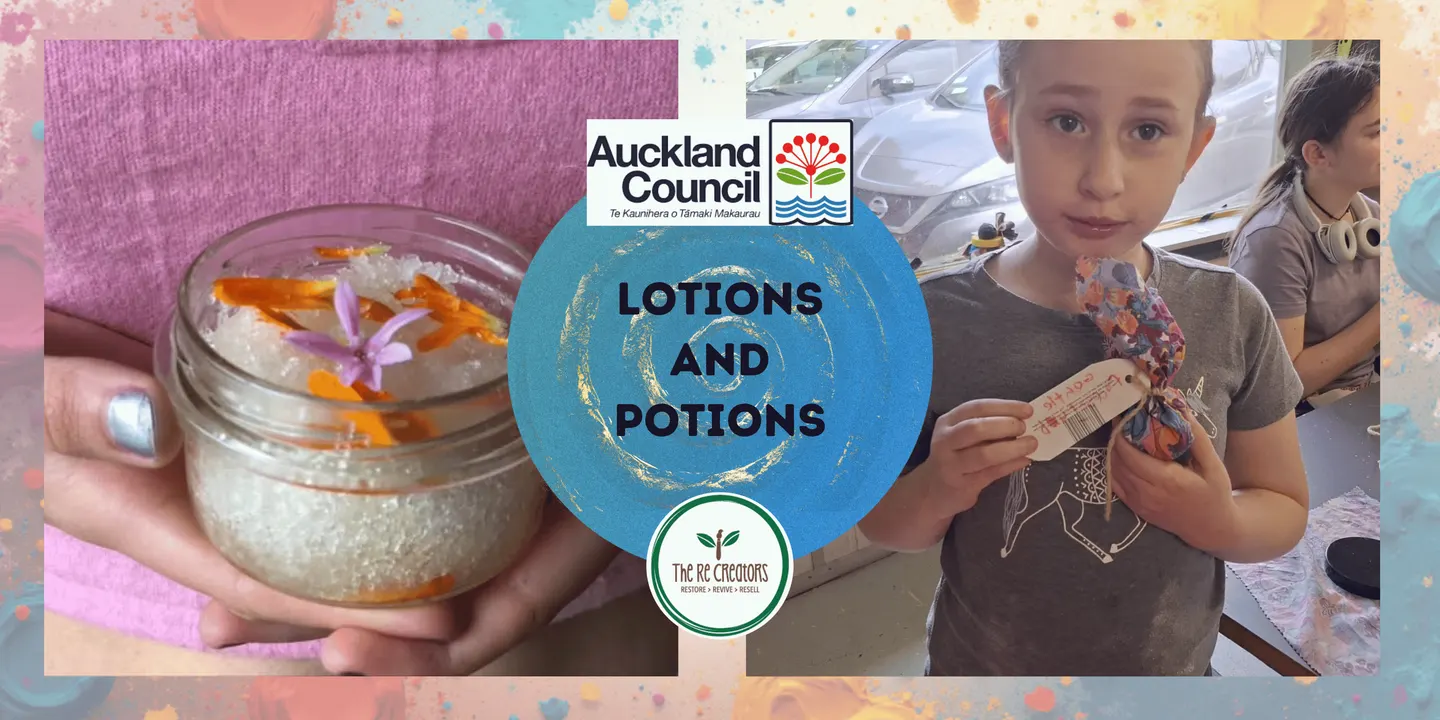 Kids Lotions and Potions, Te Atatu Peninsula Library, Tuesday 29 September 10am - 12pm in Kuaka.