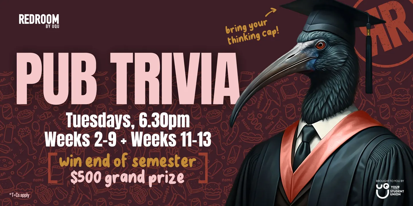 RedRoom Pub Trivia - Sem 2, 2026