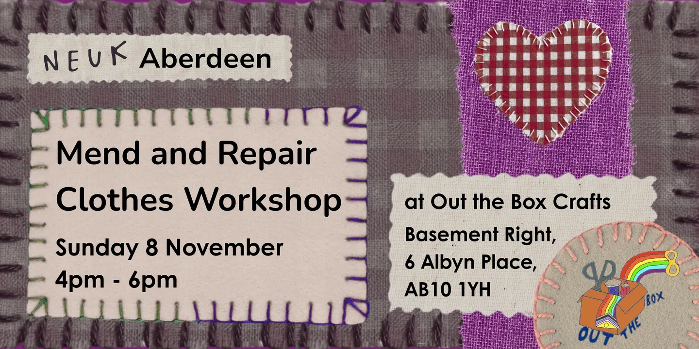 Neuk Aberdeen Drop-In: Mend and repair clothing workshop