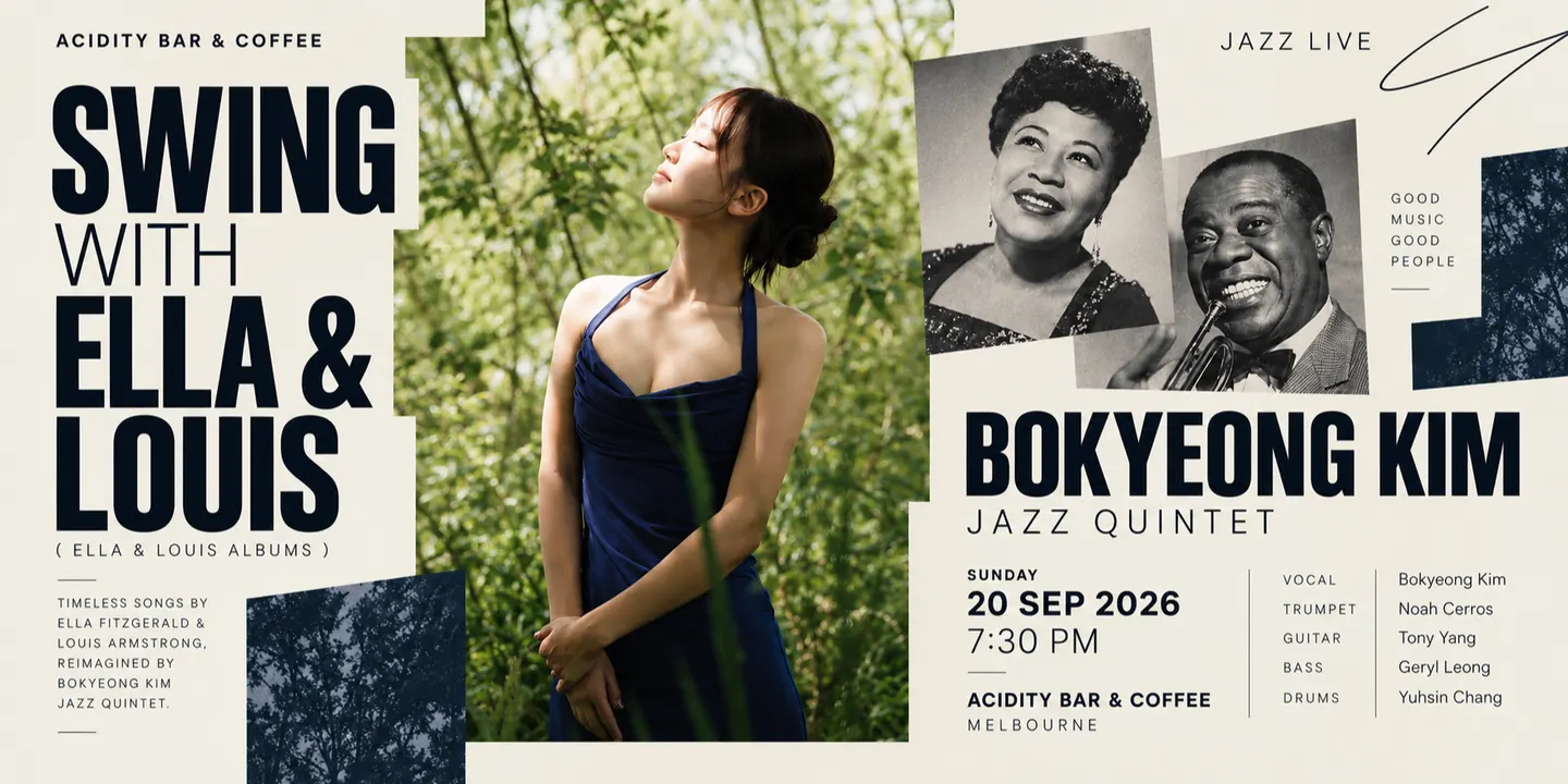 The Music of Ella & Louis | Jazz Swing Tribute featuring Bokyeong Kim
