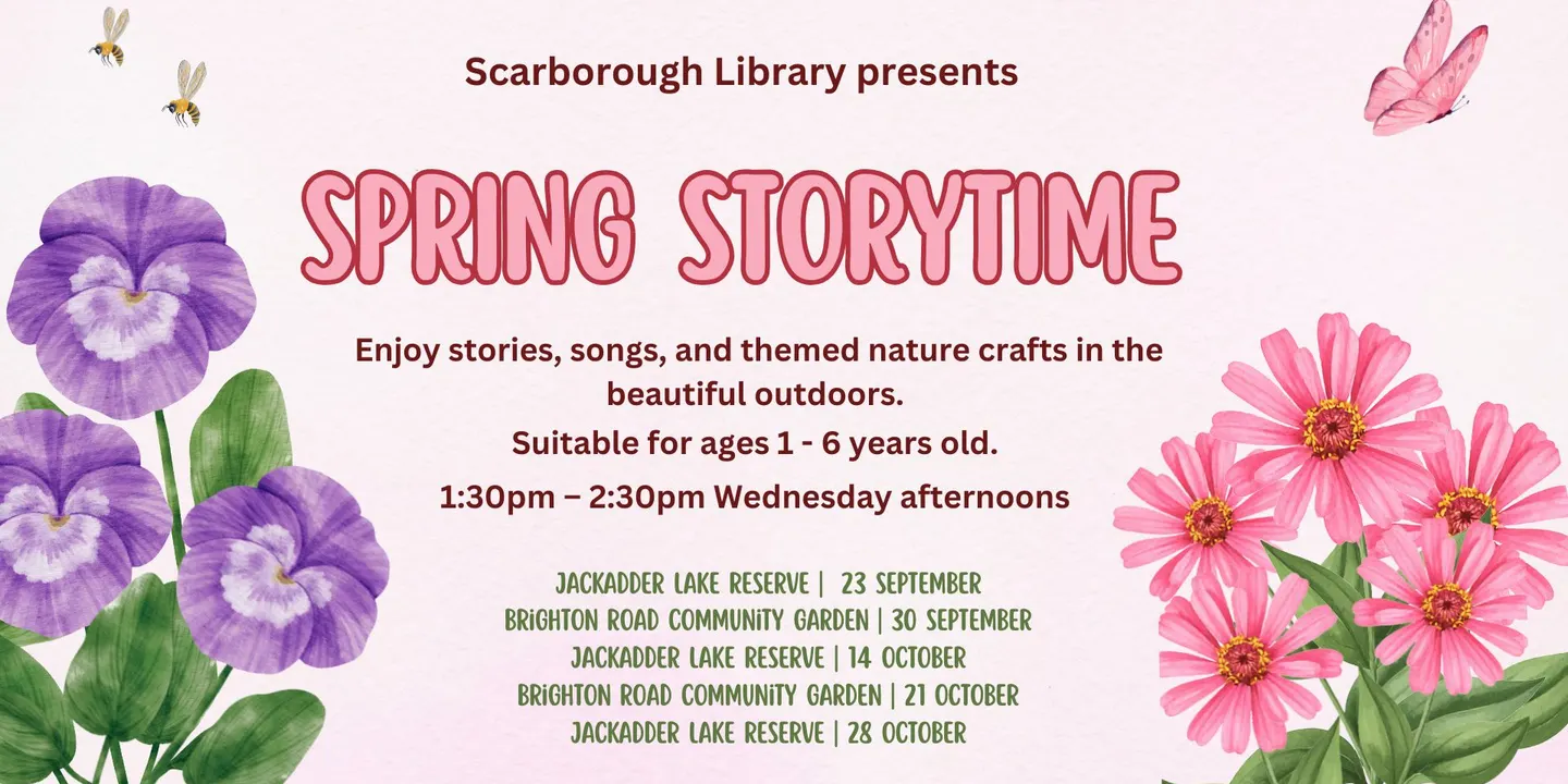 Stirling Libraries - Scarborough Spring Storytime: Jackadder Lake Reserve