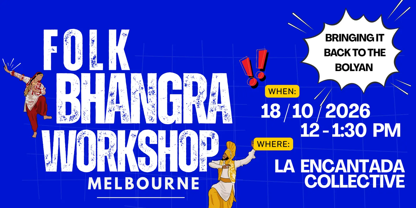Folk Bhangra Workshop (Beginner-Intermediate level)