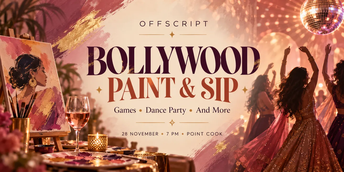 Bollywood Paint & Sip by OffScript