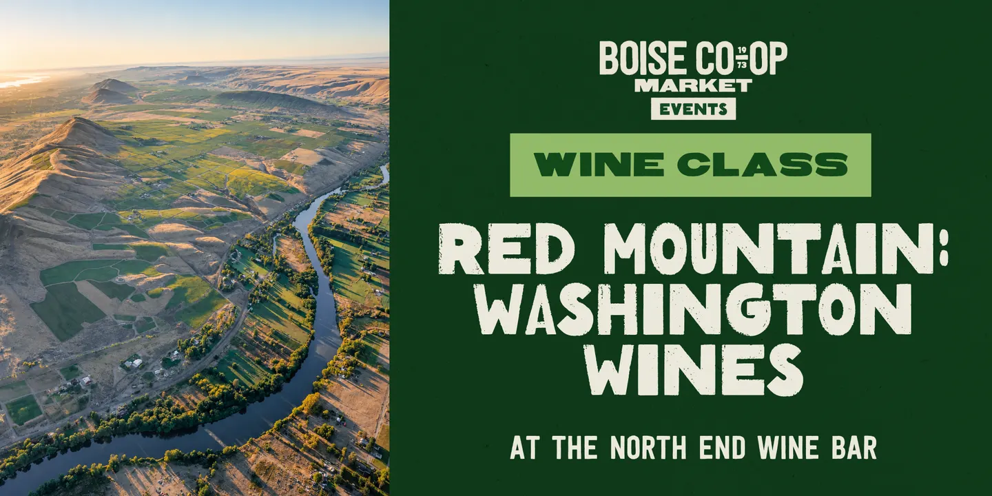 Wine Class: Red Mountain - Washington Wines at the North End Wine Bar