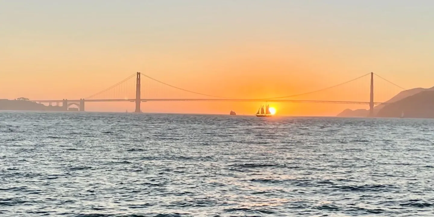 Sunset Sail on brigantine Matthew Turner 10/23/26