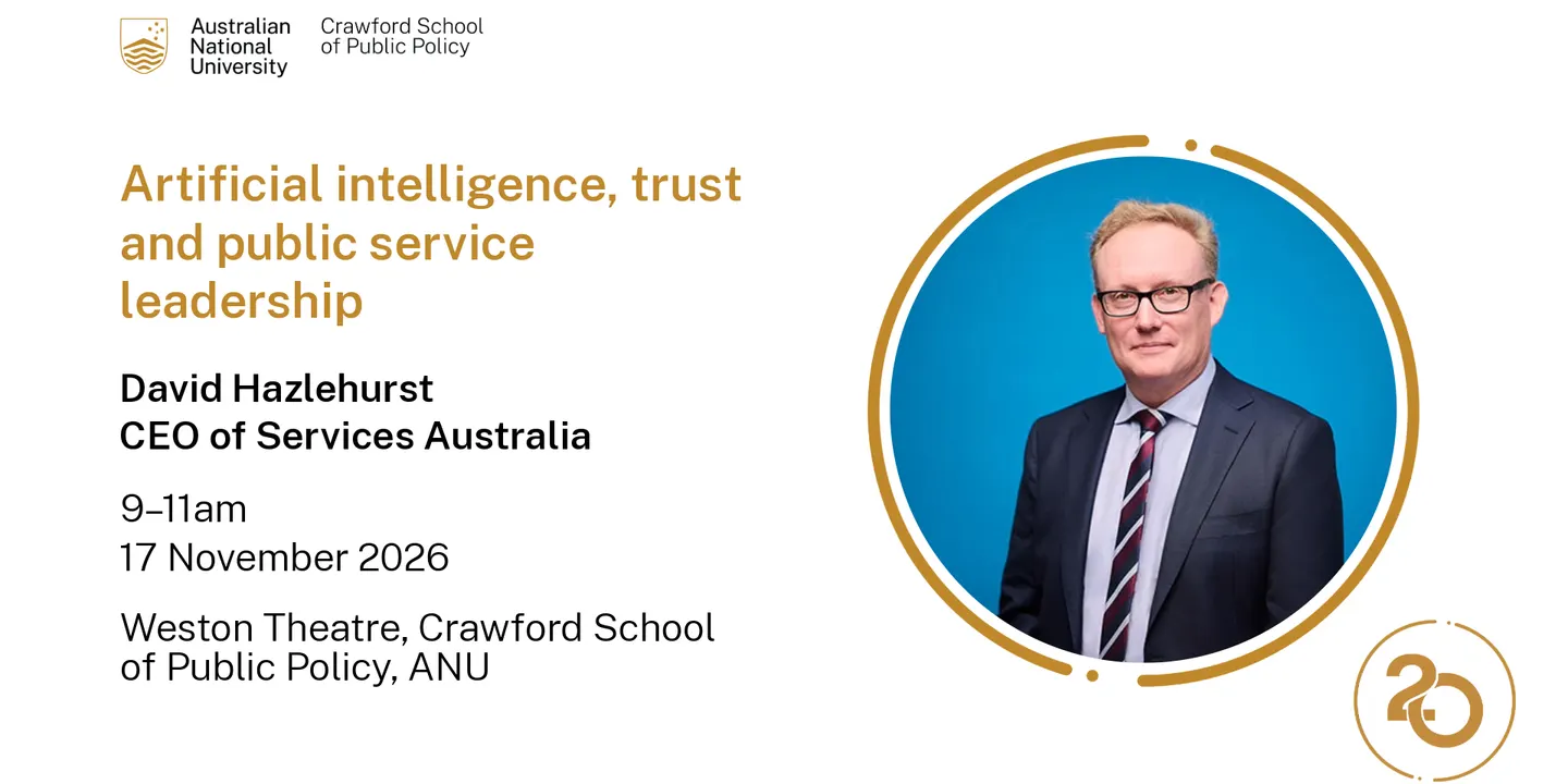 CEO of Services Australia, David Hazlehurst: Artificial Intelligence, Trust and Public Service leadership