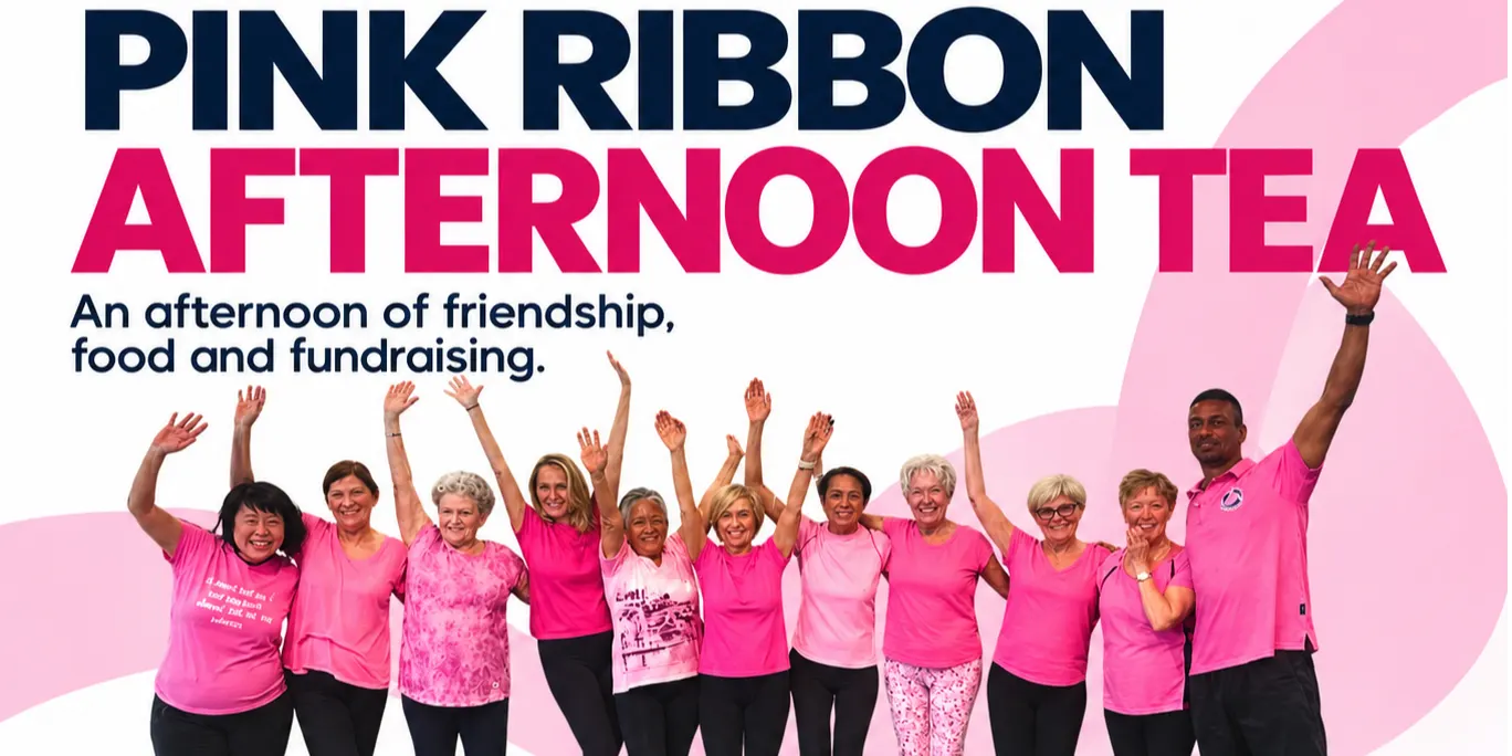 Pink Ribbon Afternoon Tea - Active and Ageless Canterbury