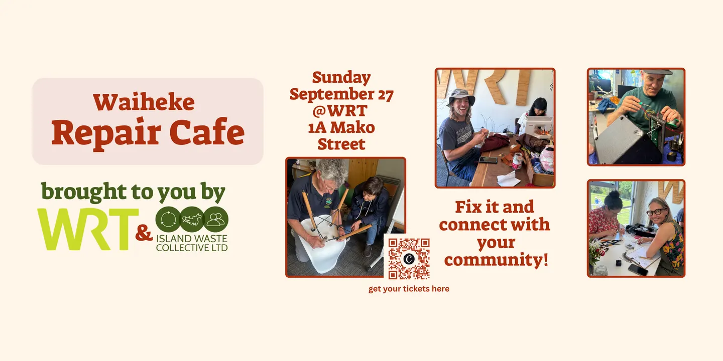 Waiheke Repair Cafe September 2026