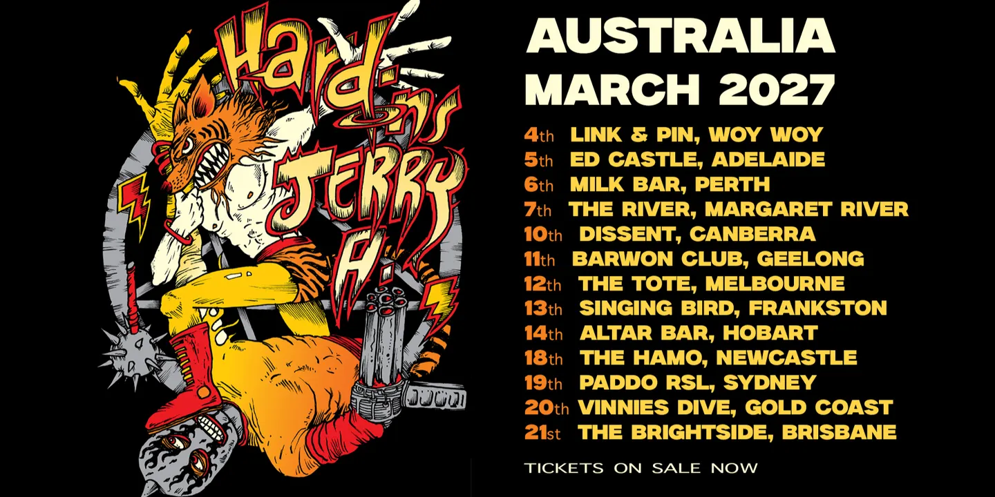 Hard-Ons with Jerry A — Canberra