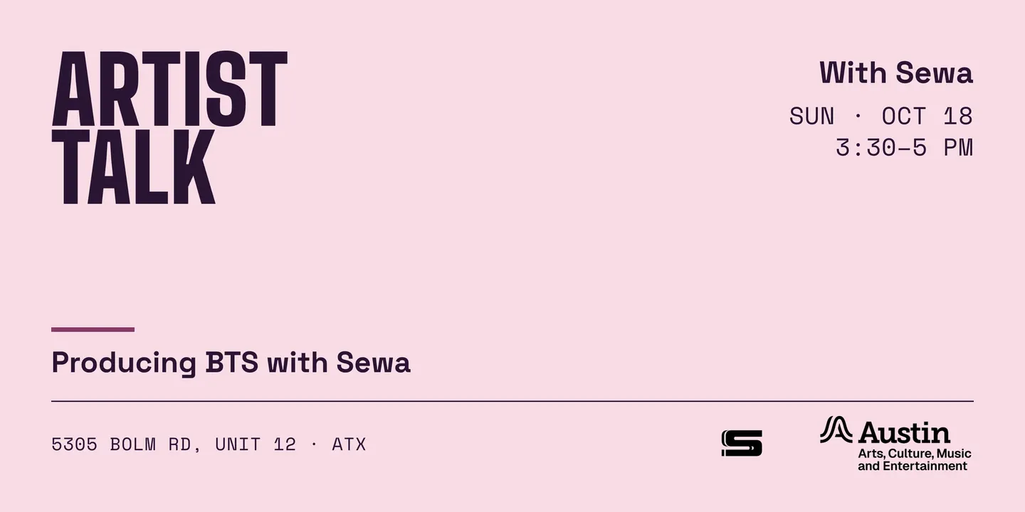 Artist Talk: Producing BTS with Sewa
