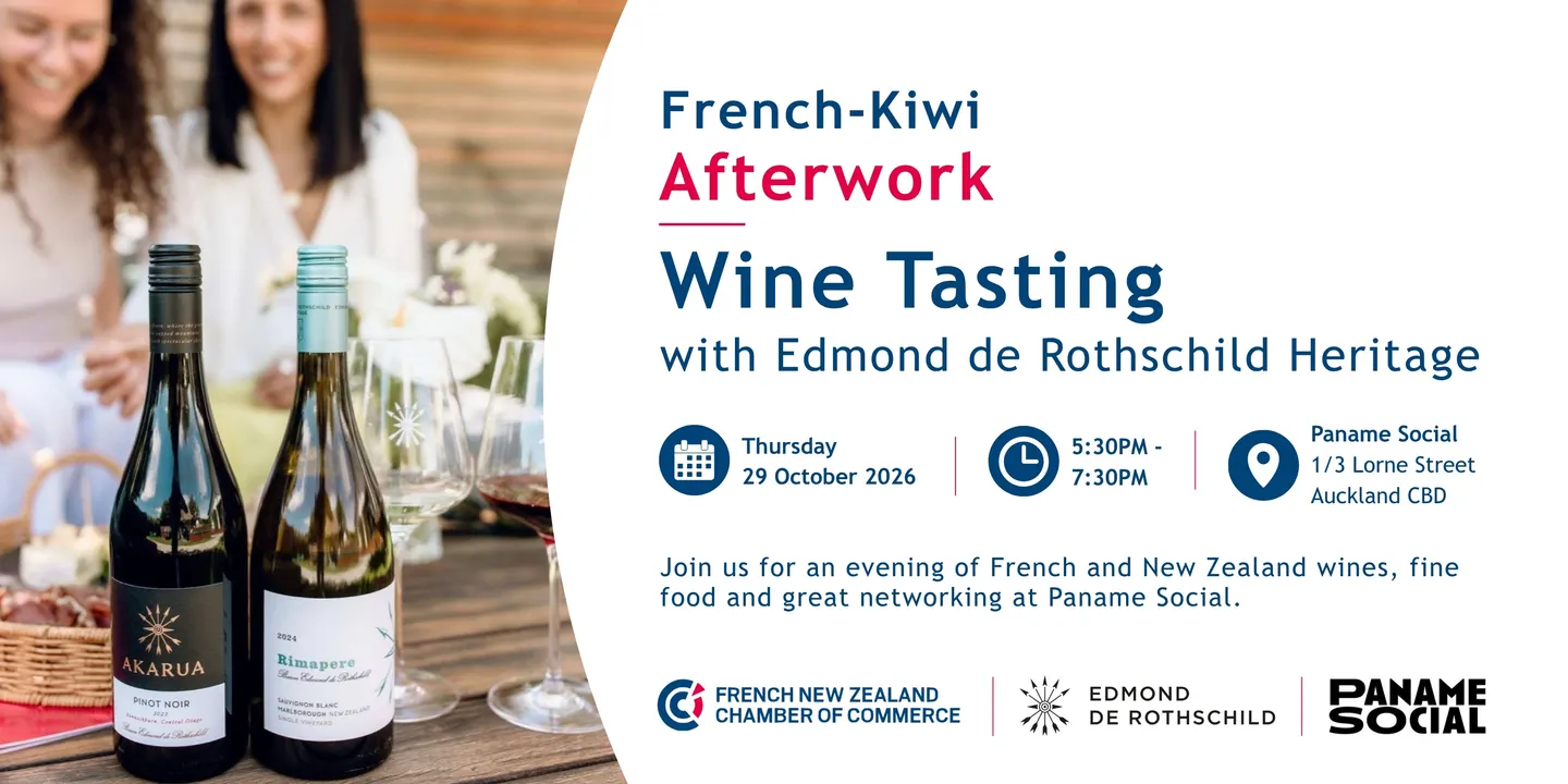 French-Kiwi Afterwork | Wine Tasting with Edmond de Rothschild Heritage