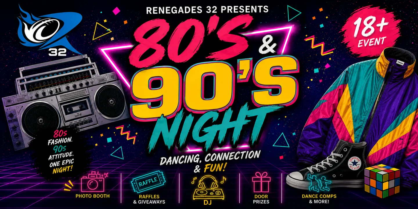 Renegades 80's & 90's Night