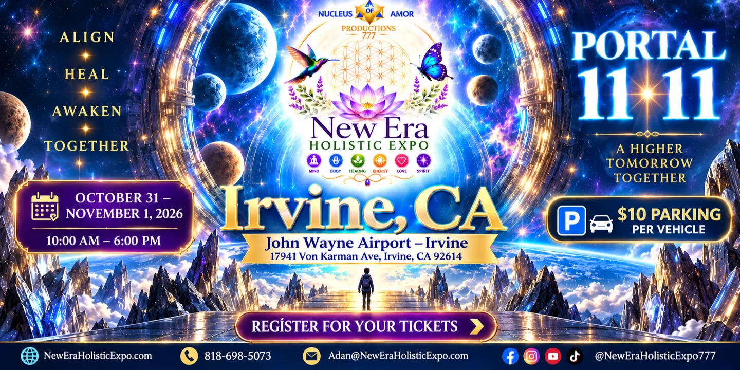 11 11 Portal Holistic Expo Spiritual Fair, Oct 31 - Nov 1, 2026, Irvine, CA