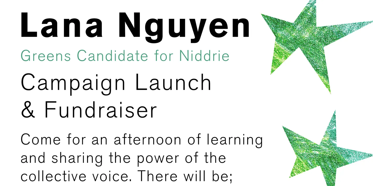 Niddrie Greens Campaign Launch + Fundraiser