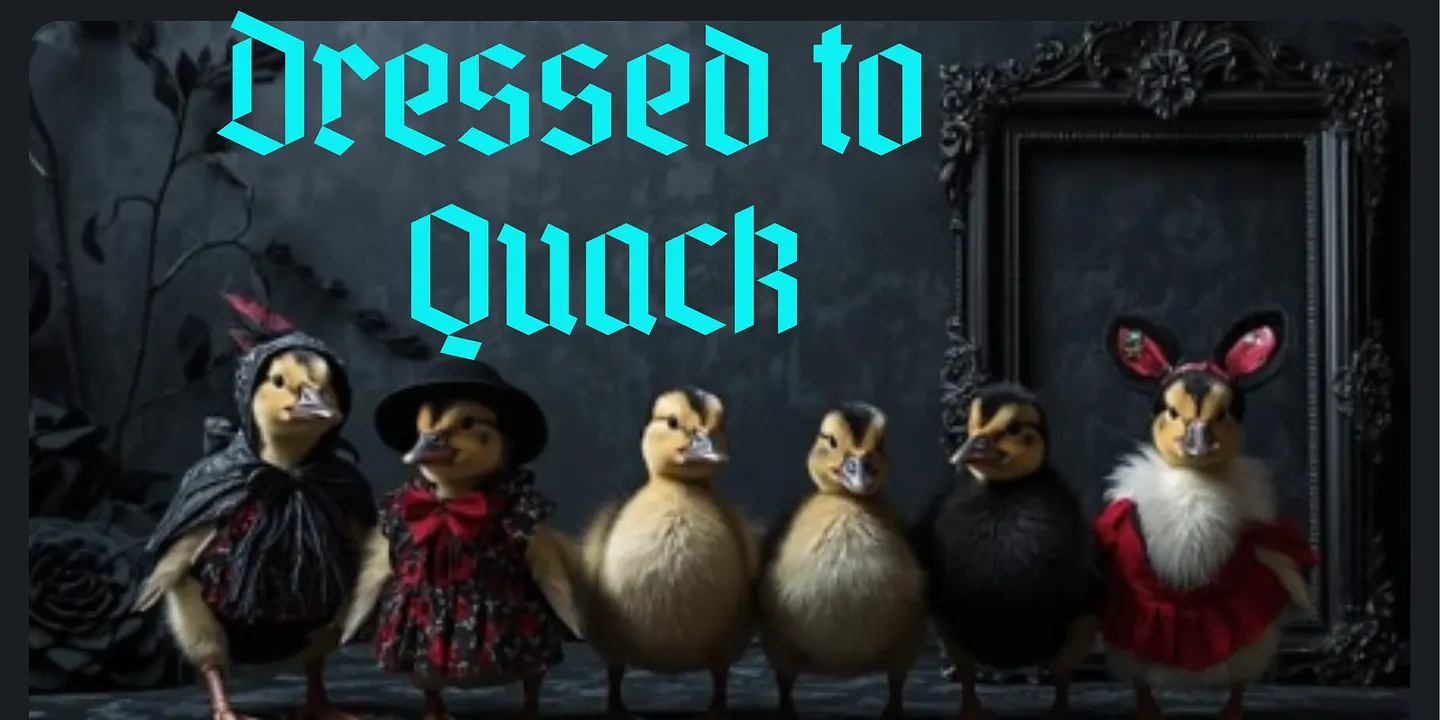 Canberra Dressed to Quack: A Duckling Taxidermy Fashion Workshop
