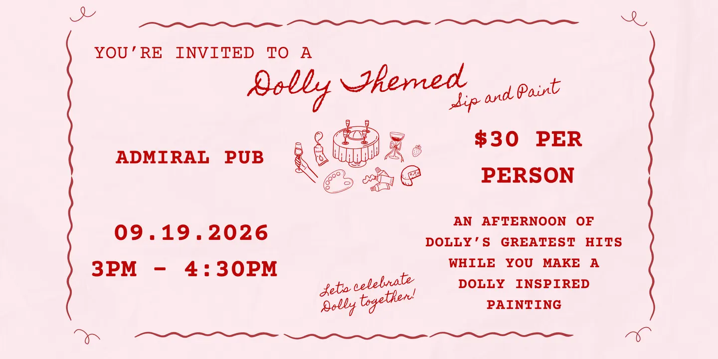 Dolly Themed Paint & Sip