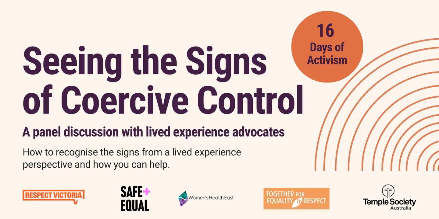 Seeing the signs of coercive control