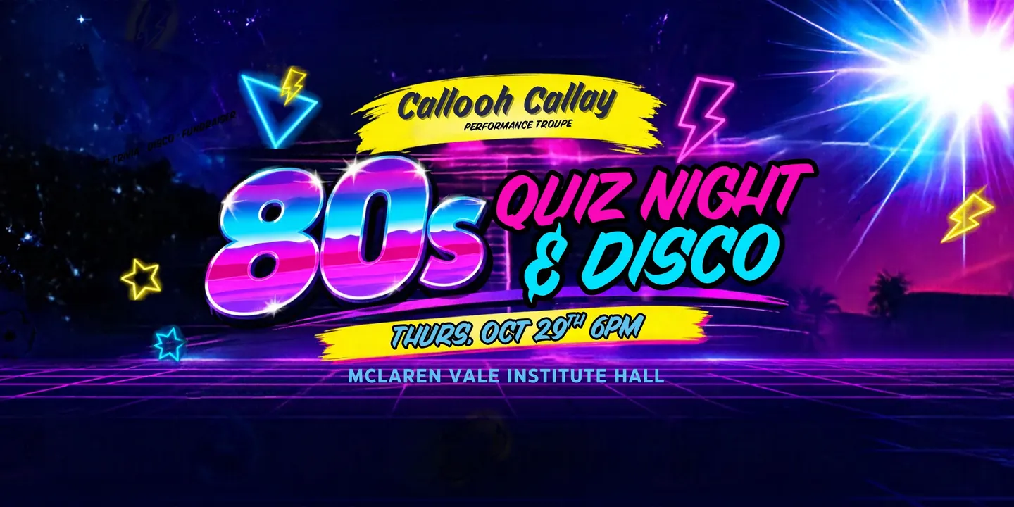 80s Quiz Night & Disco