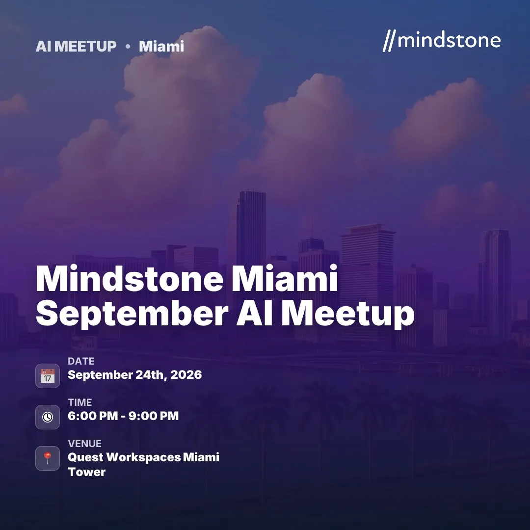 Mindstone Miami September AI Meetup