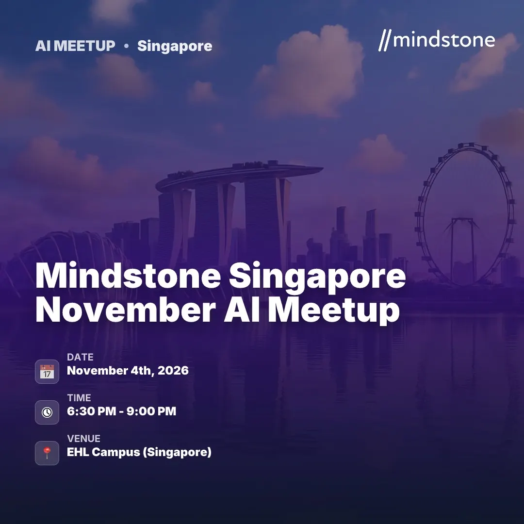 Mindstone Singapore November AI Meetup