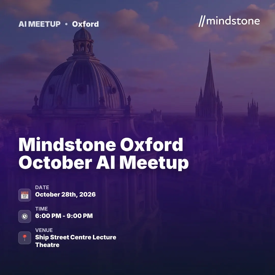 Mindstone Oxford October AI Meetup
