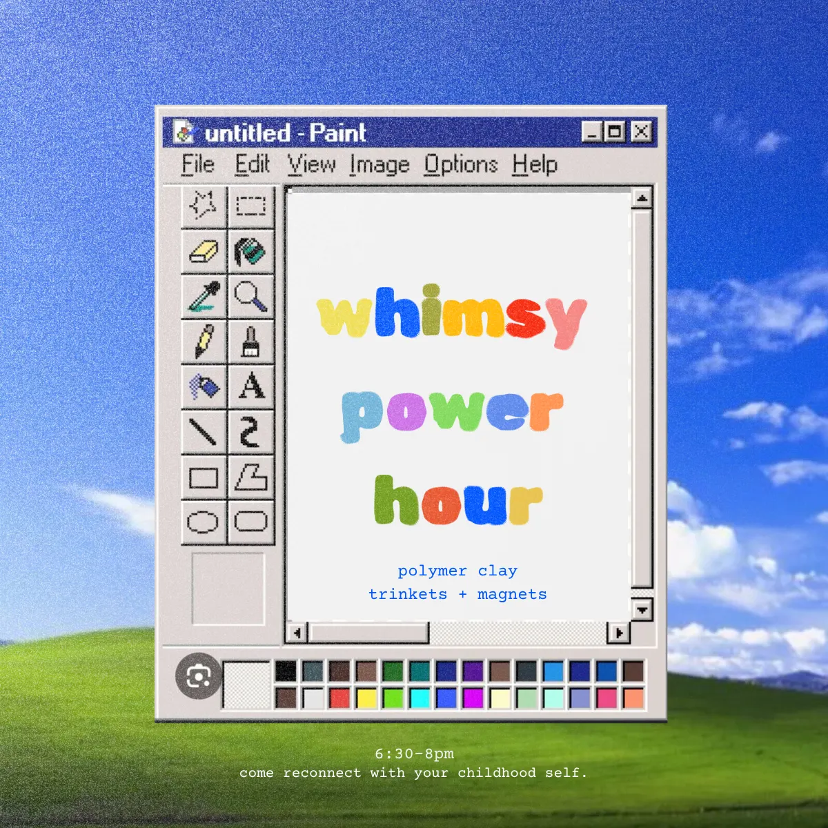 whimsy power hour: polymer clay play