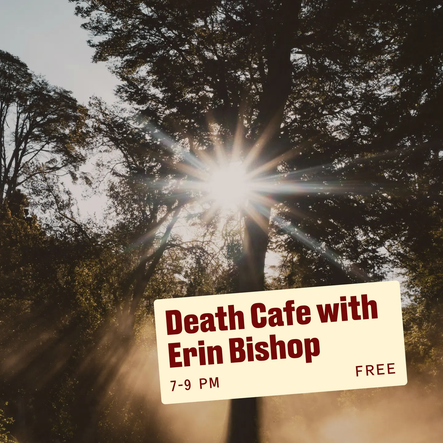 Death Cafe with Erin Bishop