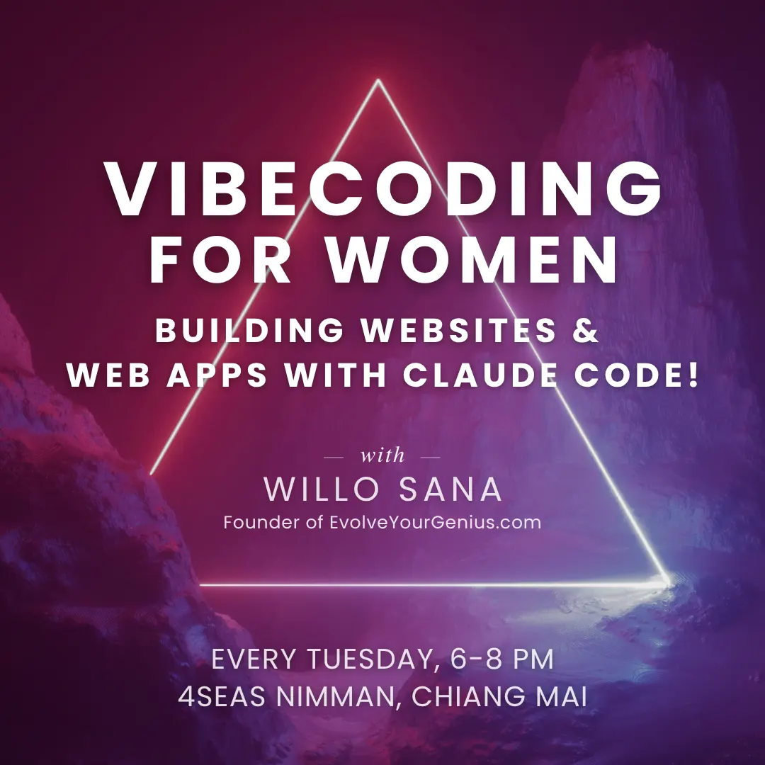 Vibecoding for Women: Building Websites & Web Apps with Claude Code