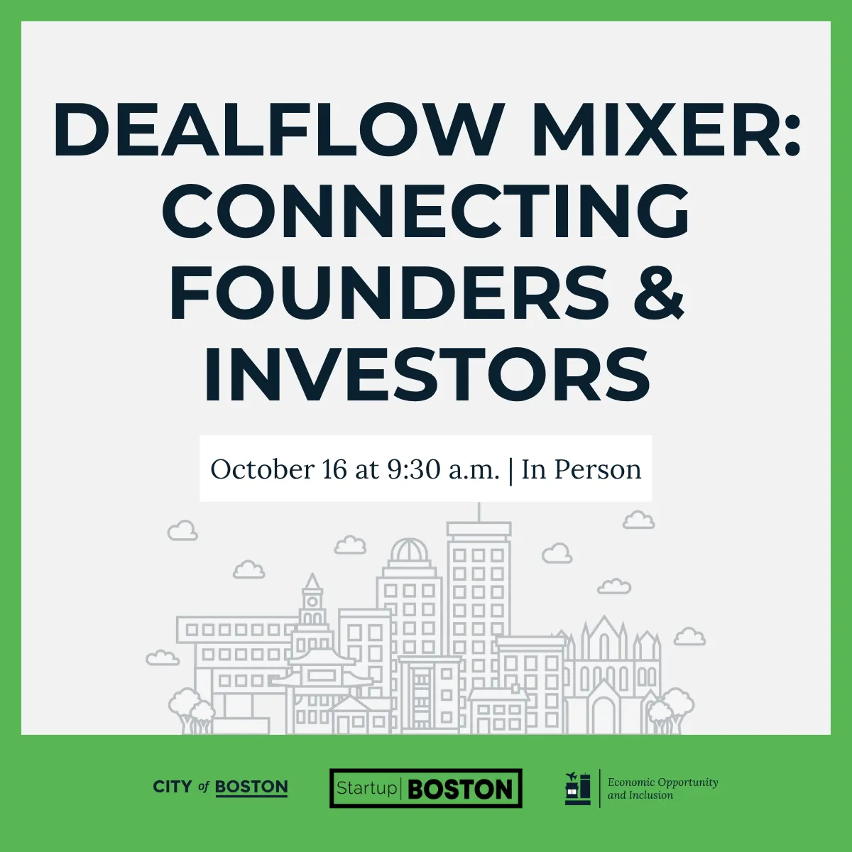 Dealflow Mixer: Connecting Investors & Founders