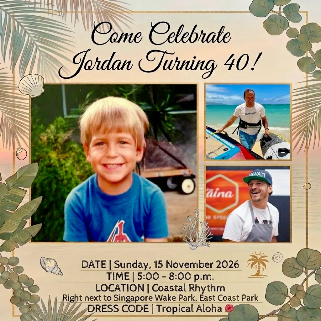 Celebrate Jordan’s 40th Birthday! 🌺