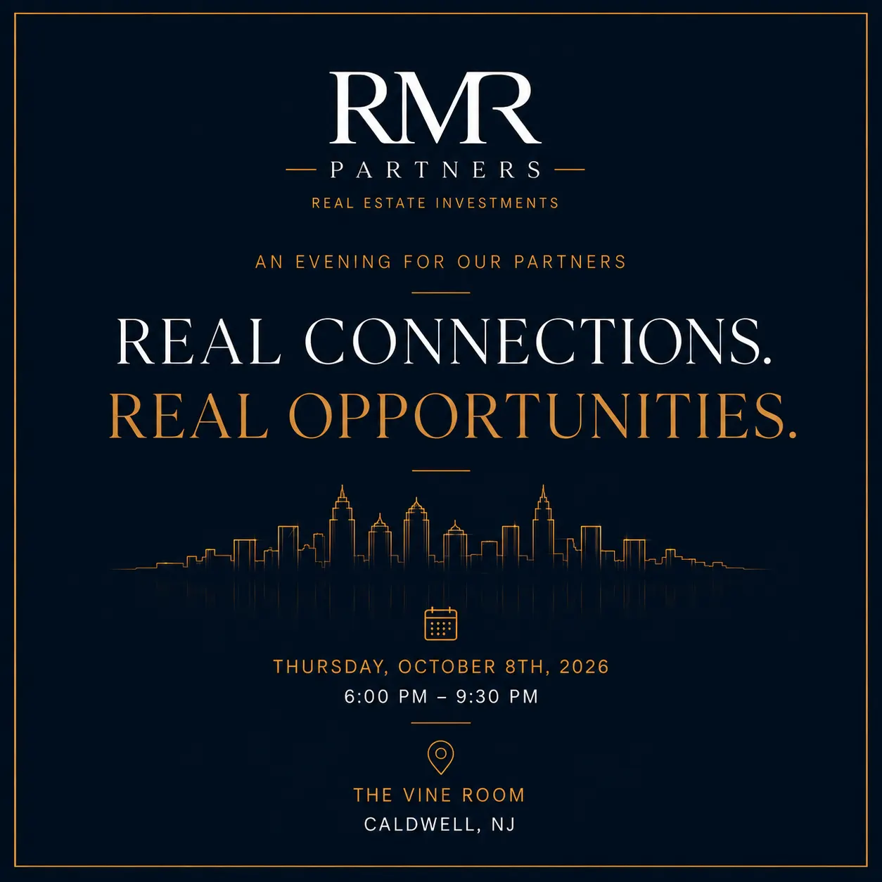 RMR Partners: Real Connections. Real Opportunities.