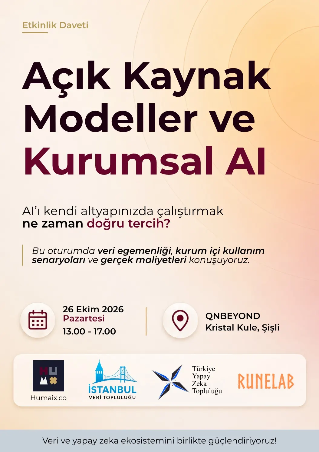 Açık Kaynak Modeller ve Kurumsal AI · İstanbul