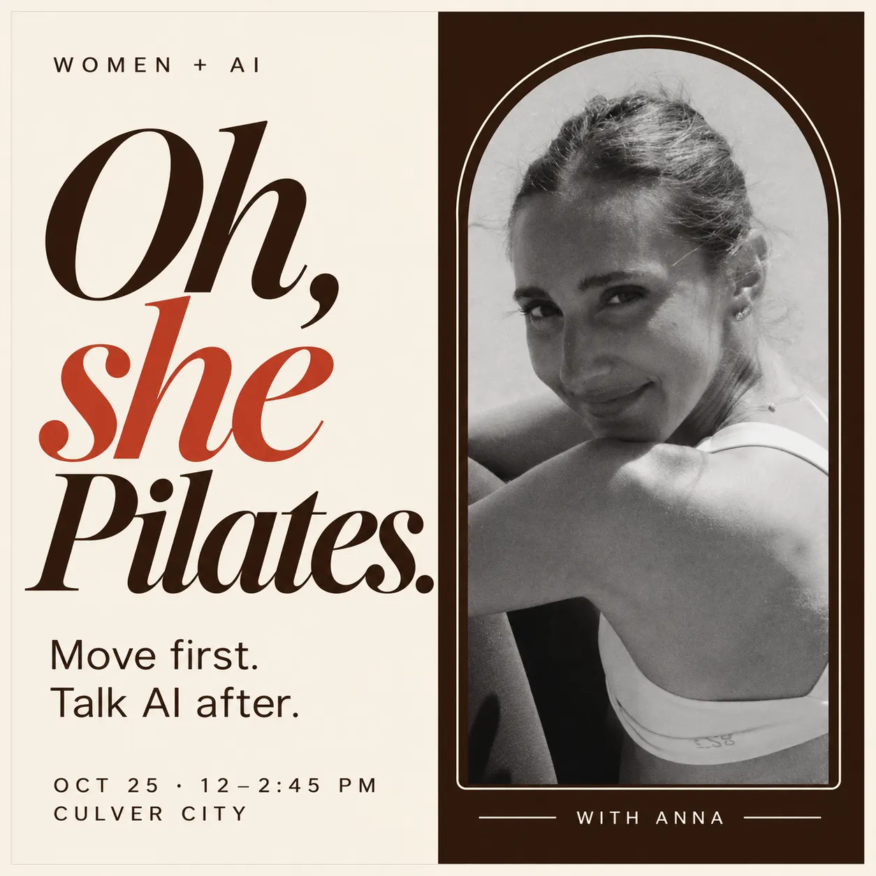 Women + AI LA x Homebody Collab: Oh, She Pilates