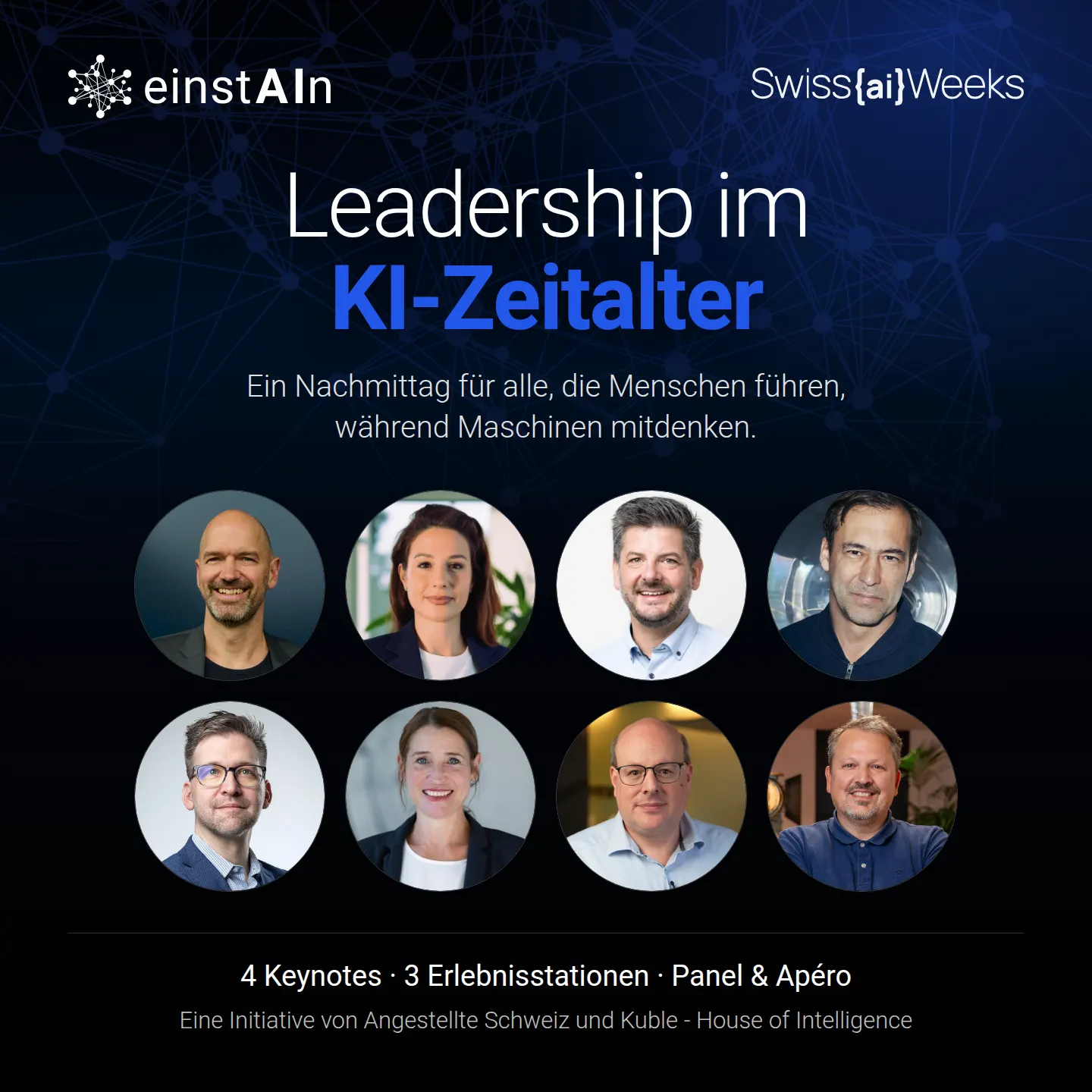 einstAIn x Swiss AI Weeks: Leadership im KI-Zeitalter