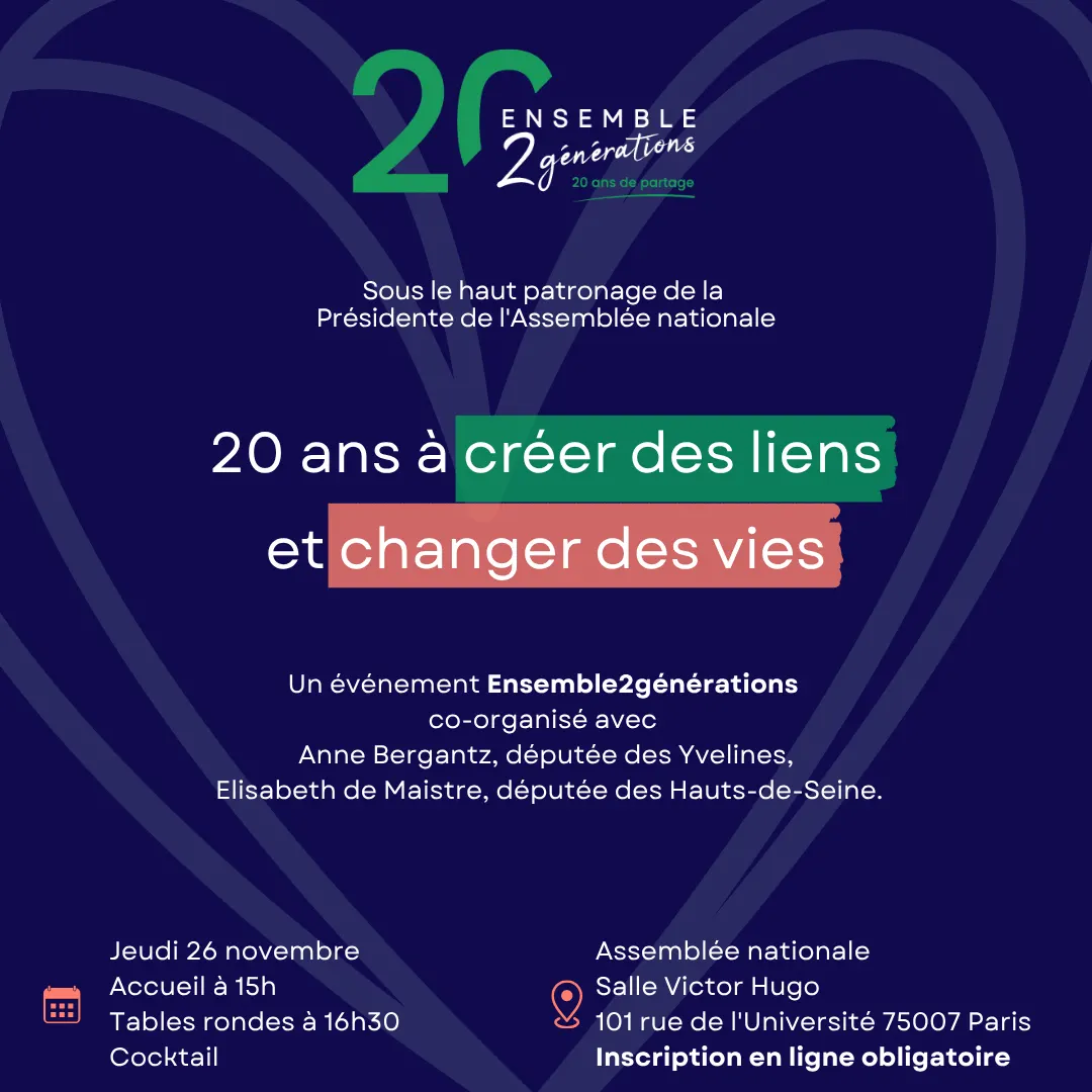 Ensemble2générations : 20 ans à créer du lien