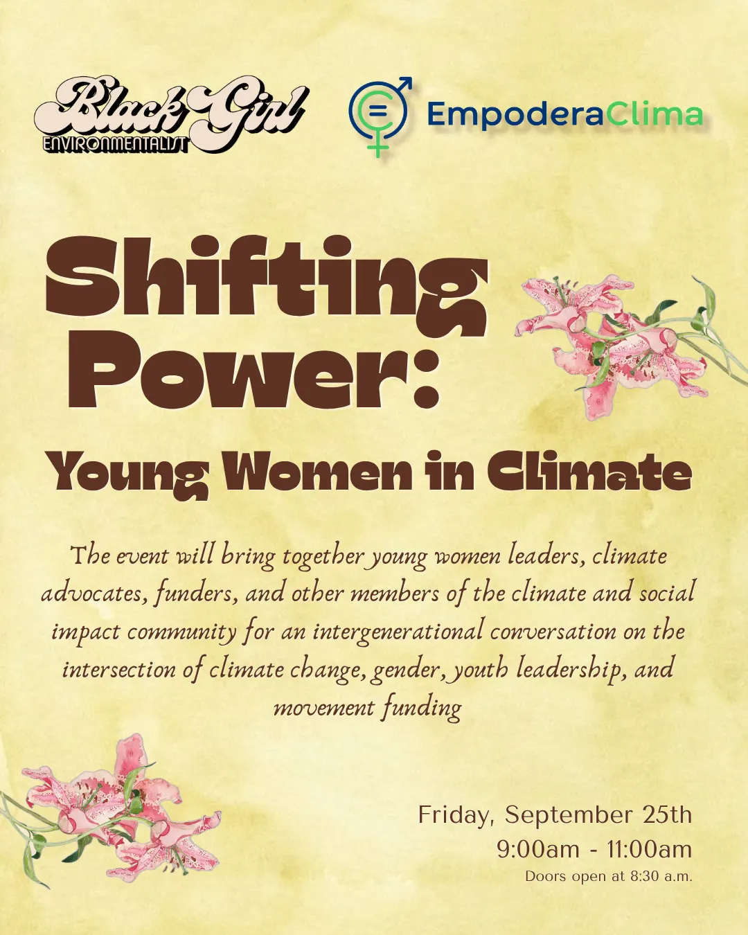 Shifting Power: Young Women in Climate
