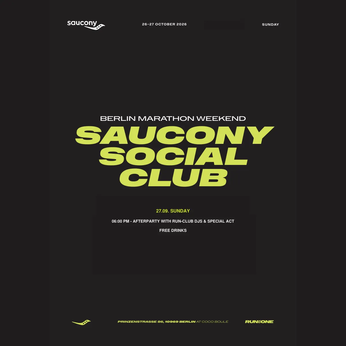 Saucony X BLN Marathon 26 - Afterparty