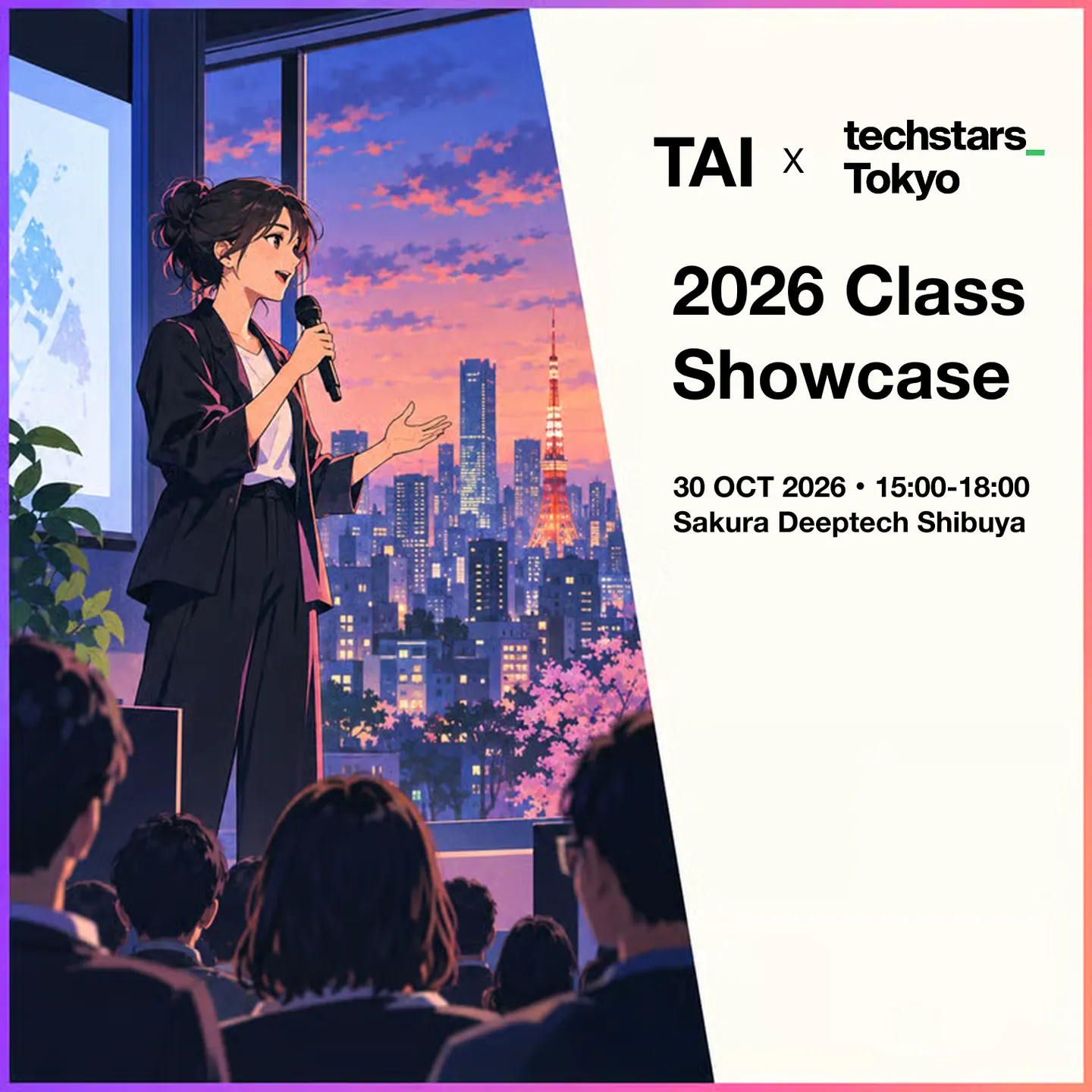 TAI x Techstars Tokyo - August 2026 Class Showcase