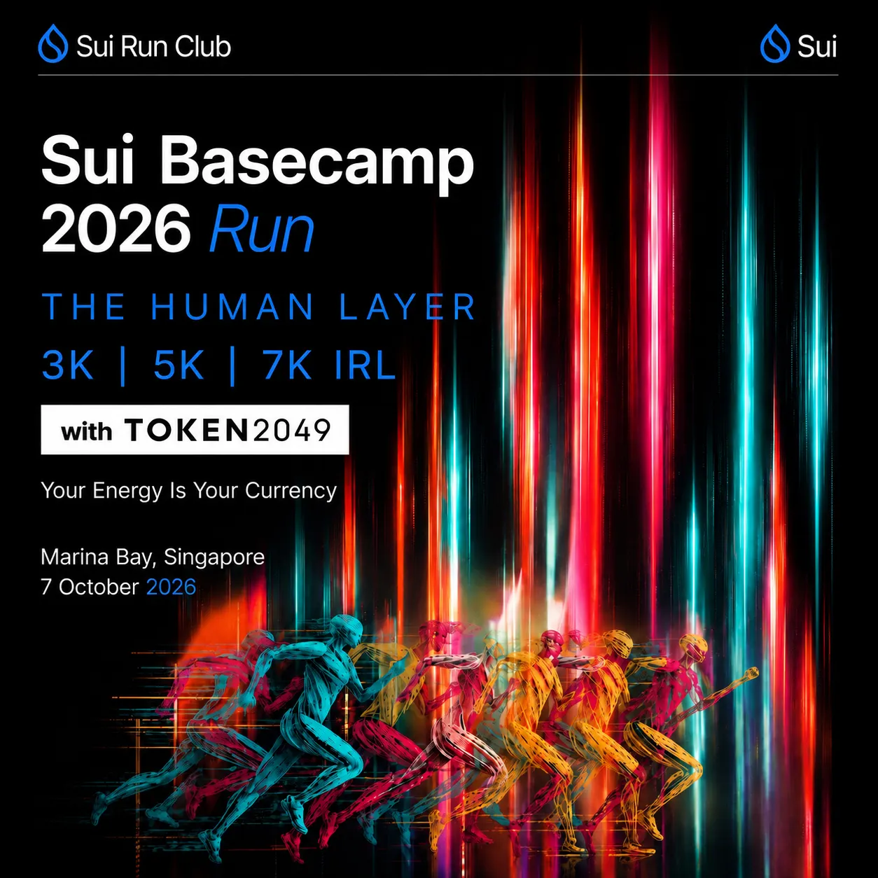 Sui Run Club | The Human Layer IRL 3K.5K.7K