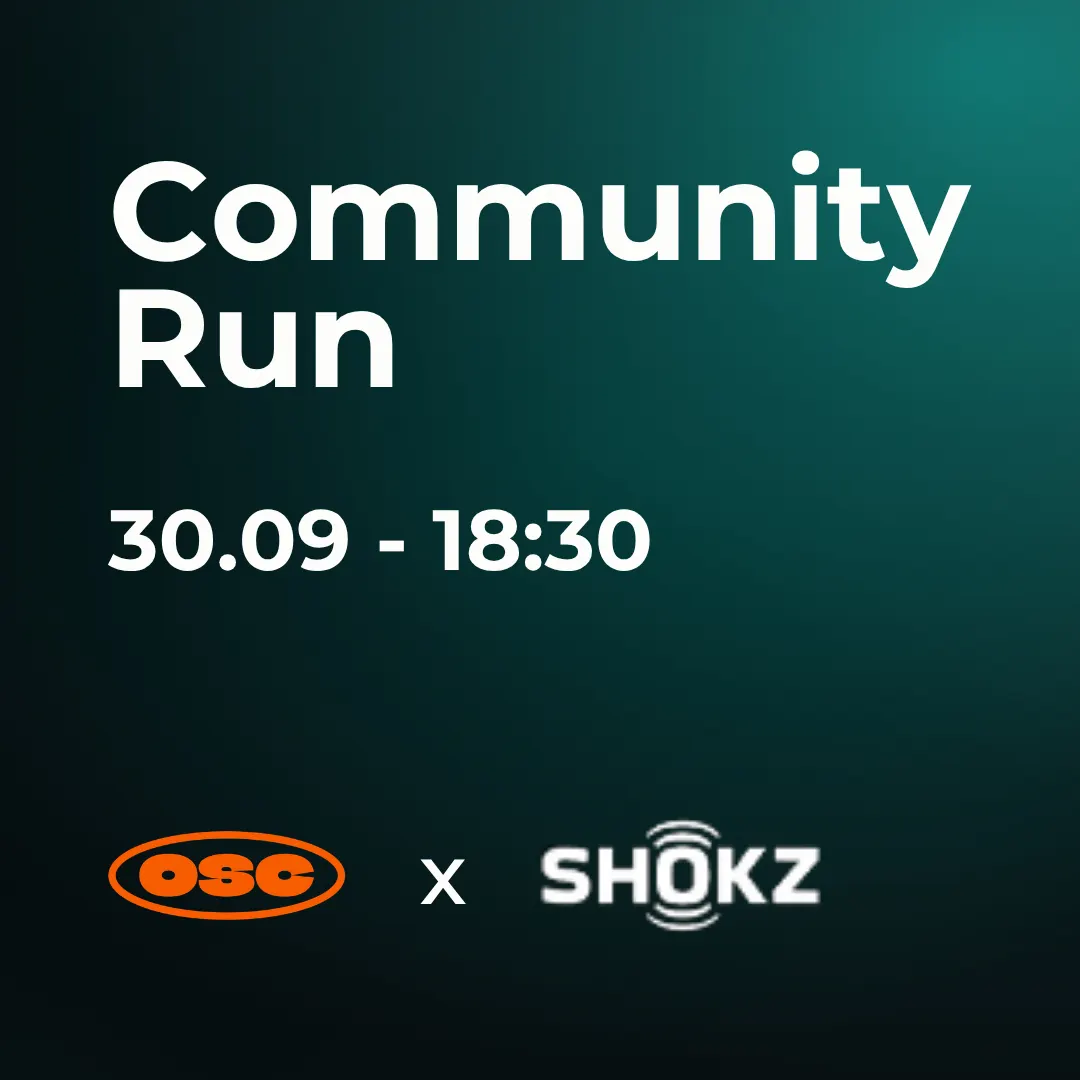 Shokz x OSC Community Run 🧡🪩(Shokz Kopfhörer gewinnen)