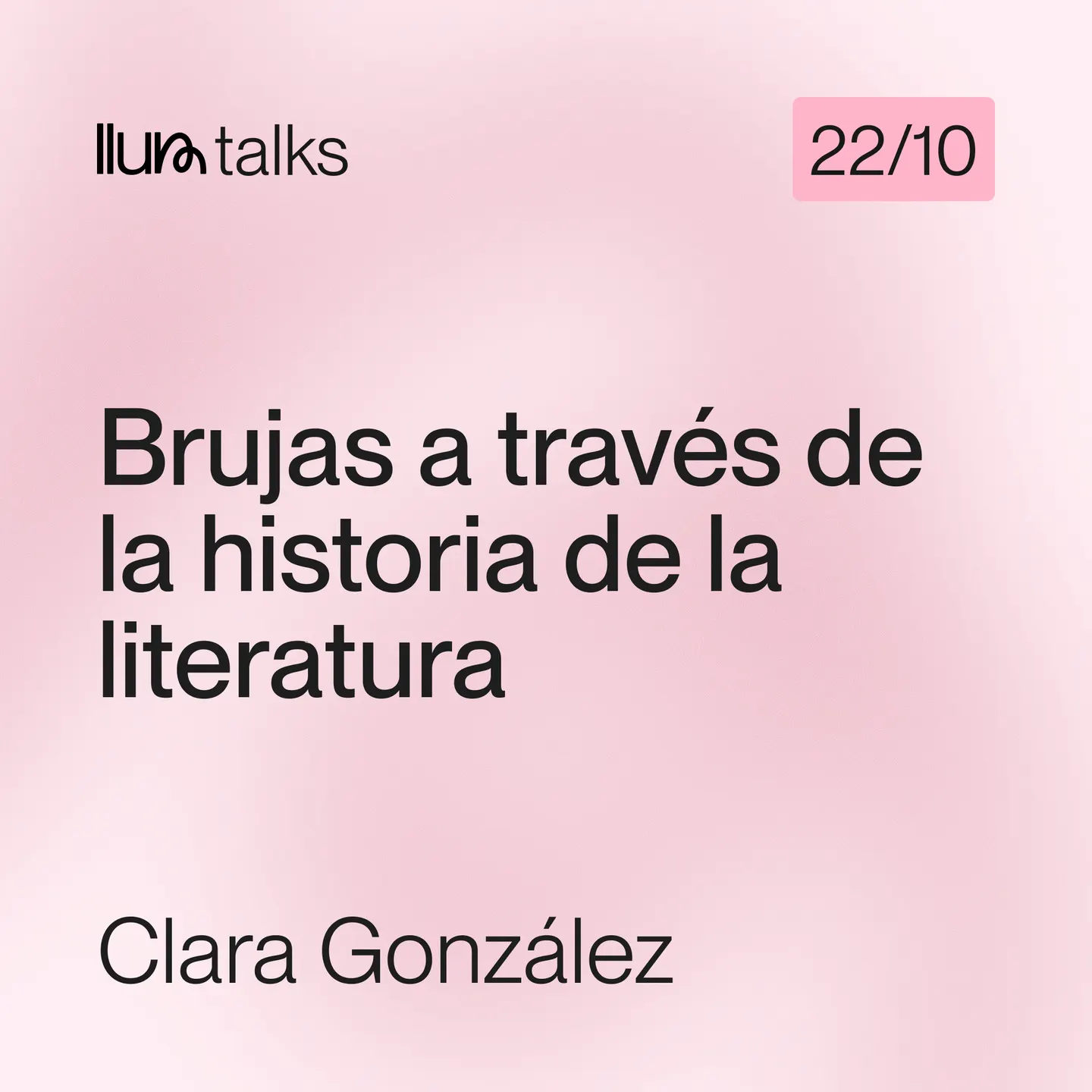 Talks - Brujas en la literatura