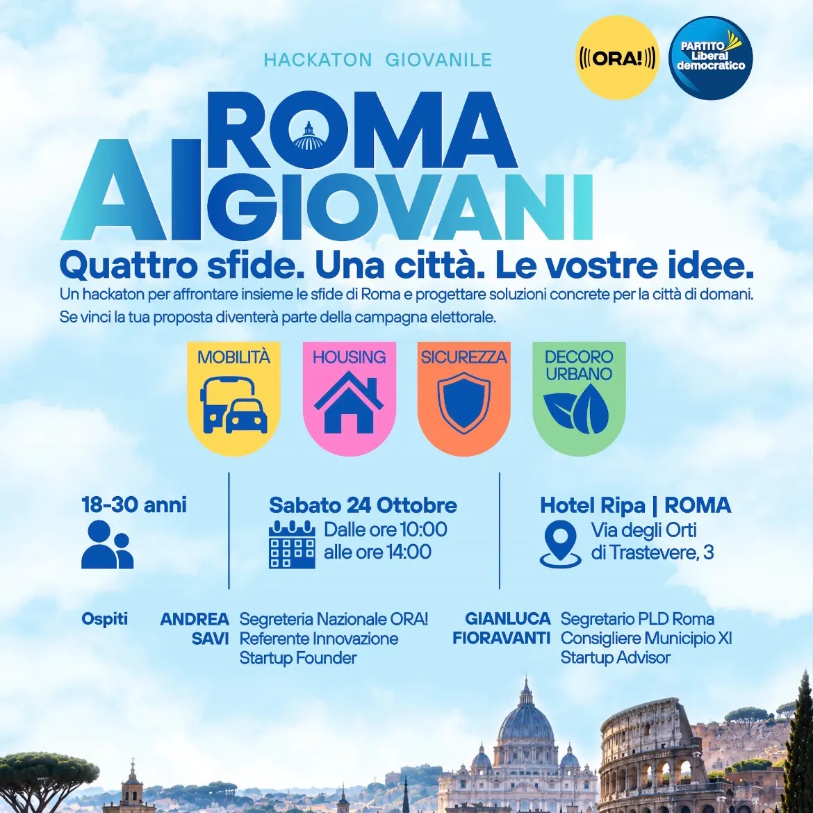 Roma ai Giovani - Hackathon Giovanile