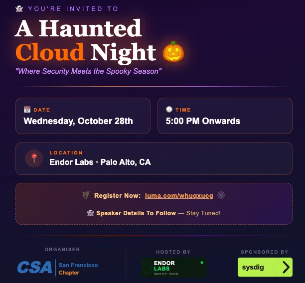 CSA SF Chapter October Meet Up